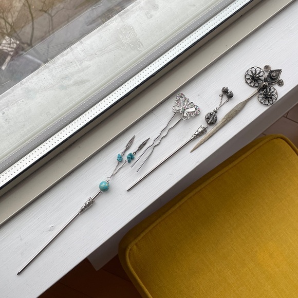 Vintage hair pins - Picture 2 of 7